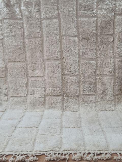 White Qalir Marokkaans handgemaakt tapijt-854.jpg